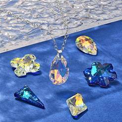 11 Stück k9 Glas-Strass-Anhänger&nbsp;GLAA-TZ0001-02