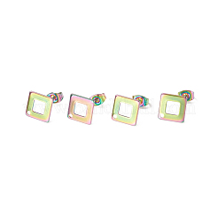 Accesorios para aretes colgantes de acero inoxidable 304 con revestimiento iónico (IP)&nbsp;STAS-L216-06A-M
