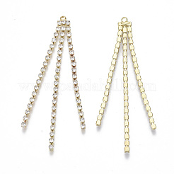 Messing Strass Cup Kette große Anhänger&nbsp;KK-R129-09G