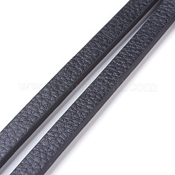 Cordones de microfibra de cuero pu&nbsp;WL-F010-01-7.5mm