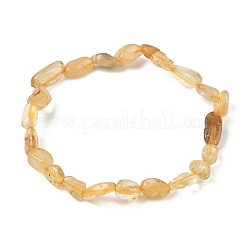 Bracciali elasticizzati con perle di quarzo rutilato naturale&nbsp;BJEW-K213-20