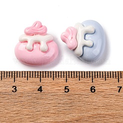 Cartoon-Deko-Cabochons aus undurchsichtigem Harz&nbsp;CRES-M038-02