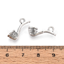 Tibetischer stil Aluminium Anhänger & Charms&nbsp;TIBE-N014-21AS
