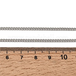 12 Stück 2.2 mm gedrehte Kette aus Edelstahl 304 für Damen und Herren&nbsp;NJEW-H093-17P-04