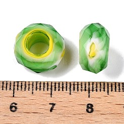 Verre de deux tons perles européennes&nbsp;GDA009-5