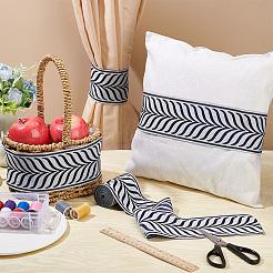 4.6~4.7 m langes Polyester-Jacquard-Blattband&nbsp;OCOR-OC0001-39A