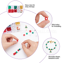 Kit de fabrication de bracelets de Noël pour enfants&nbsp;DIY-NB0006-92