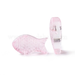 Perle di vetro verniciate a spruzzo trasparente&nbsp;GLAA-I050-10J