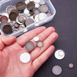 Herstellung von Cabochon-Fassungen zum Selbermachen&nbsp;DIY-NB0001-34