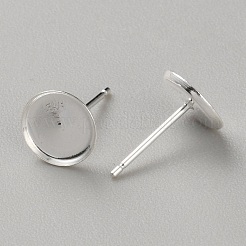 925 trouvaille de boucles d'oreilles clous en argent massif&nbsp;STER-WH0061-26B