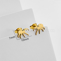 Boucles d'oreilles à tige en acier inoxydable 304 pour femmes&nbsp;WGF2F93-01