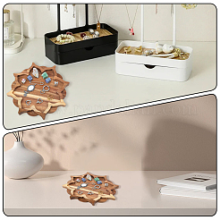 Plateaux de service en bois pour desserts aux fruits et café&nbsp;AJEW-WH20018-143