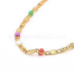 Pulseras de cadena de esmalte&nbsp;BJEW-JB06284
