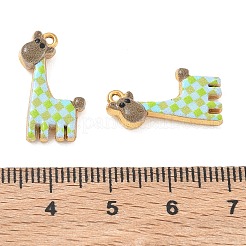 Pendenti in acciaio inossidabile 304 smaltato stampato&nbsp;STAS-Q119-22G-02