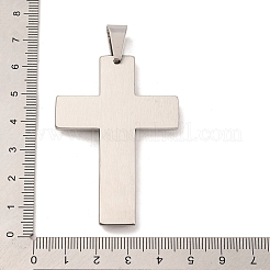 Grands pendentifs en acier inoxydable 304 anti-ternissement&nbsp;STAS-Z080-11P