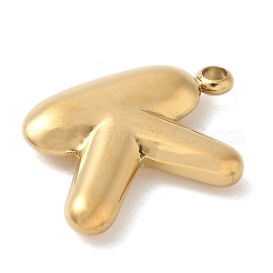 Pendentifs initiaux en acier inoxydable 304&nbsp;STAS-S186-12K-G