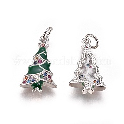 Pendentifs en laiton avec zircone cubique&nbsp;ZIRC-I028-02P