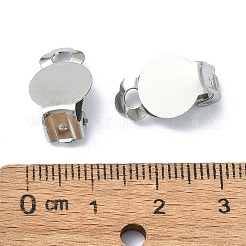Accesorios para pendientes con clip de acero inoxidable 304 resistentes al deslustre&nbsp;STAS-Q318-05P