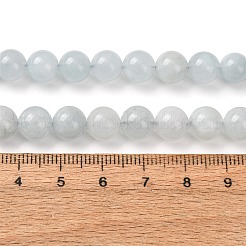 Natürliche Aquamarin Perlen Stränge&nbsp;G-R446-8mm-04-02