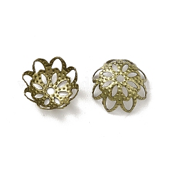 Placcatura ionica (ip) 304 acciaio inossidabile fiore perline fantasia tappi&nbsp;STAS-G085-16AB