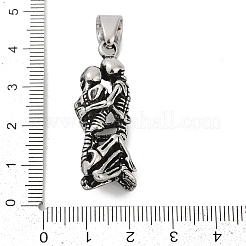 316 chirurgischer Edelstahl Pavé-Anhänger mit Zirkonia&nbsp;STAS-D304-38AS
