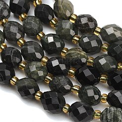 Perles de dentelle en bois vert naturel/jaspe boisé&nbsp;GG-CBA4A3B-A03
