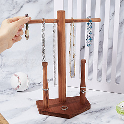 Holzständer für Baseballringe&nbsp;RDIS-WH0011-37A