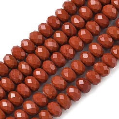 Natürliche rote Jaspis Perle Stränge&nbsp;G-D344-A09