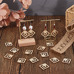 60 Stück Holzanhänger&nbsp;WOOD-FH0002-30A