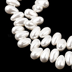 Hebras de perlas de concha electrochapadas&nbsp;BSHE-B009-A01-5x8mm