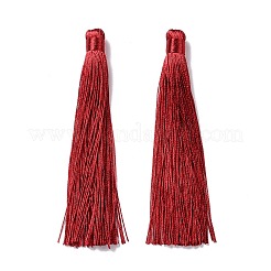 Nylon Quasten großen Anhänger Dekorationen&nbsp;HJEW-G010-B02