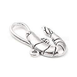 Tibetischer stil Aluminium Anhänger & Charms&nbsp;PALLOY-P293-089AS