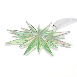 Weihnachtsanhänger aus transparentem Kunststoff&nbsp;LS-HJEW-G022-01A