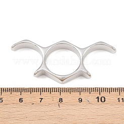 Fingerringe aus Edelstahl 304&nbsp;LS-RJEW-D336-10P