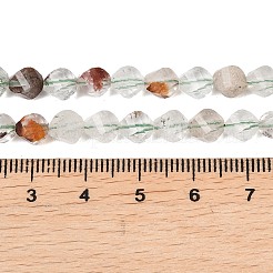 Natürlichen grünen lodolite Quarzperlen Stränge&nbsp;G-P611-C30-01