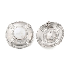 Orecchini a bottone in acciaio inossidabile 304&nbsp;EJEW-S246-03P