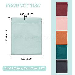 6 Stück 6 Farben PU-Leder-Kopfhörerbeutel&nbsp;ABAG-NB0001-73A
