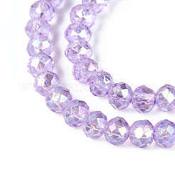 Chapelet de perles en verre baking paint&nbsp;EGLA-Q120-A-C01