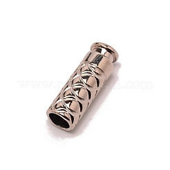 Zink-Legierung Endkappen für Kord&nbsp;FIND-WH0091-68P