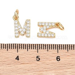 Pendentifs en laiton Shegrace avec micro-pavé de zircone cubique transparente&nbsp;XGRQ29963-394G-M