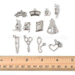 100 pz 12 stili pendenti in lega di zinco in stile tibetano&nbsp;TIBEP-FS0001-39