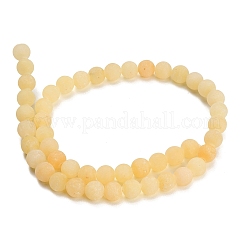 Fili di perle di calcite gialla naturale&nbsp;GG-CBAA3AB-01-8mm