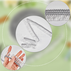 Spitzenbänder aus Polyester mit Quasten&nbsp;DIY-WH0530-70A