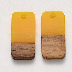 Pendentifs en bois de résine et de noyer&nbsp;RESI-S384-008A-A02