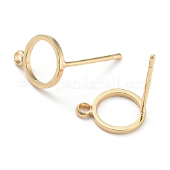 Accessoires de clous d'oreilles en laiton&nbsp;KK-Q789-13G
