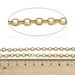 Ovale Gliederketten aus Edelstahl 304&nbsp;CHS-G044-02G