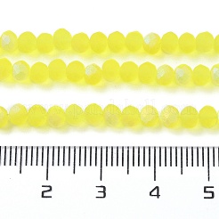 Chapelets de perles en verre transparente  &nbsp;EGLA-A044-T6mm-MB29