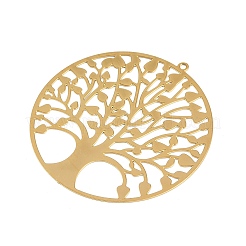 Pendentifs en métal gravé en acier inoxydable 304&nbsp;STAS-H236-04G