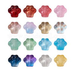 Perle di vetro verniciate a spruzzo trasparente&nbsp;GGLA-CD0001-06