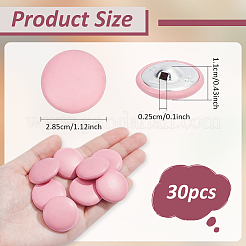 30 bouton-pression en similicuir&nbsp;BUTT-NB0001-90G
